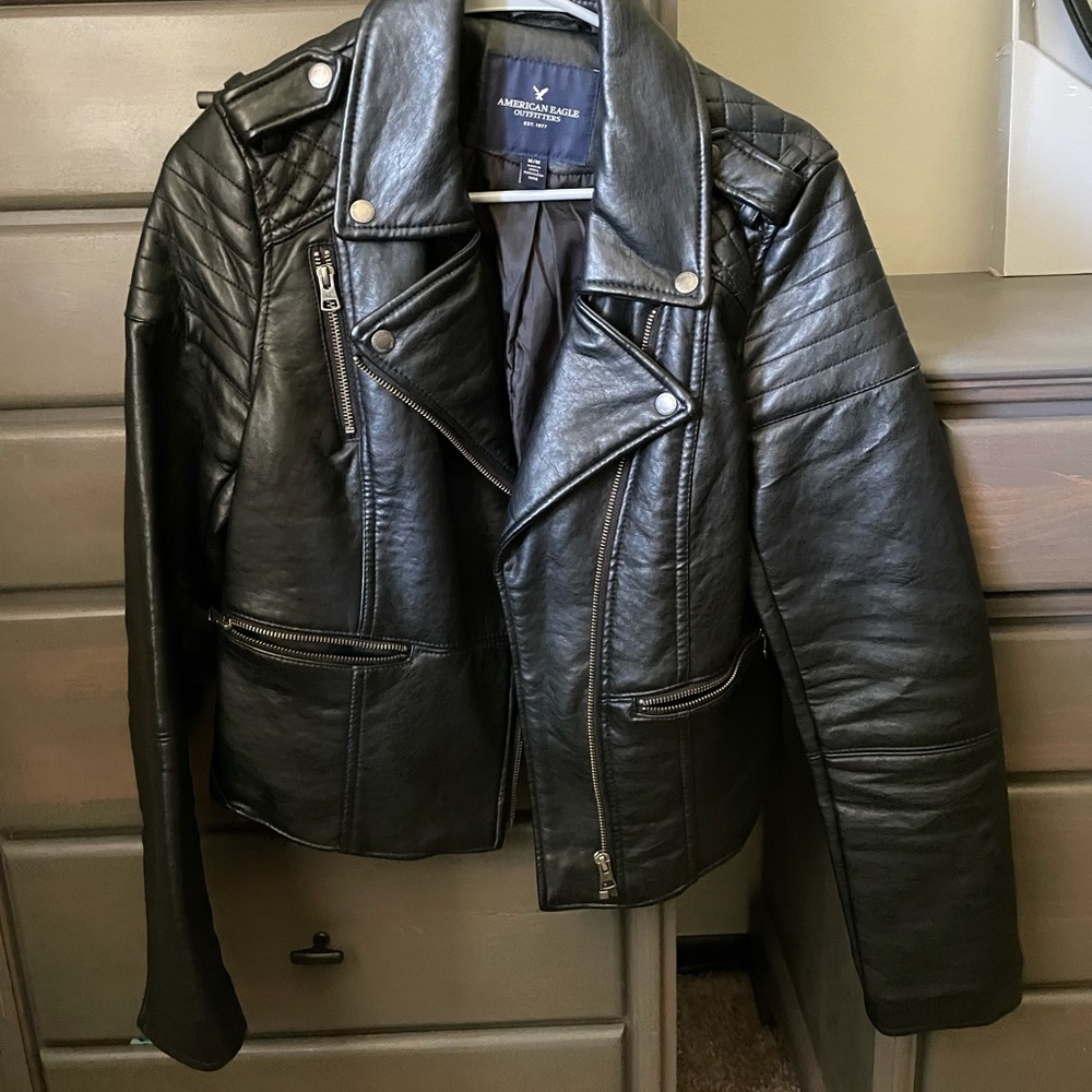 American Eagle leather jacket